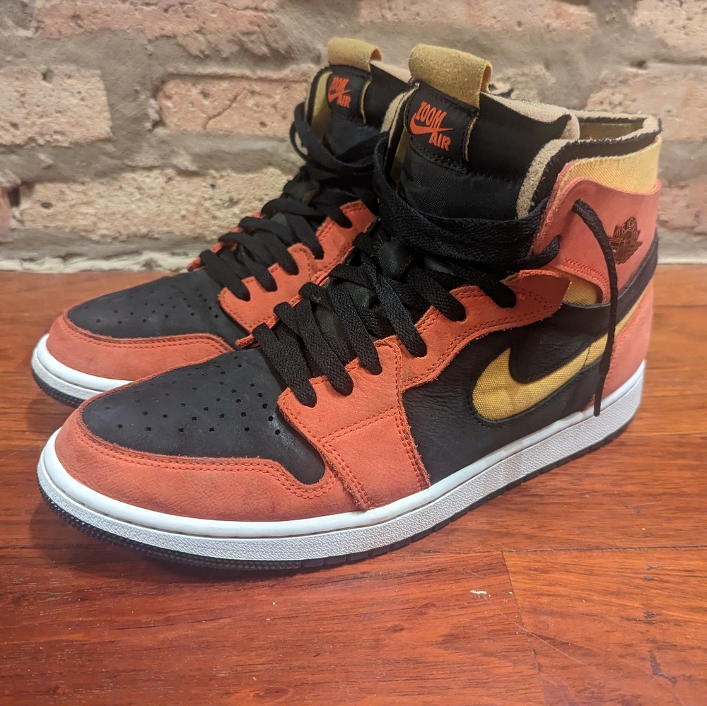 Air Jordan 1 High Zoom CMFT 'Chile Red' CT0978-006 Men's 11